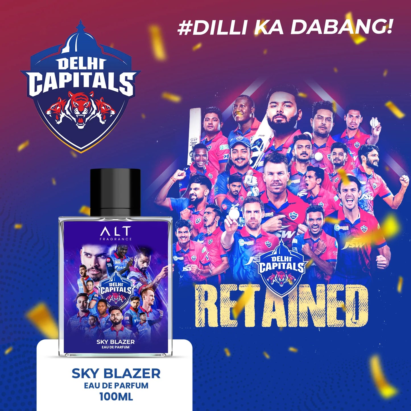 Sky Blazer - Delhi Capitals (DC) – LIMITED EDITION for True DC FANS!