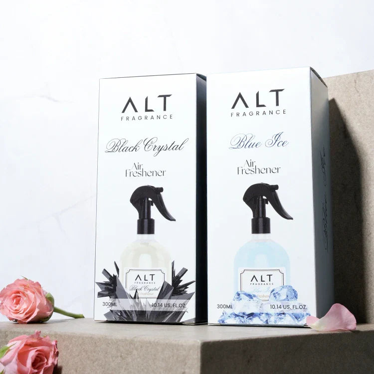 (Pack of 2) Blue Ice & Black Crystal - Air fresheners (300 ML x 2)