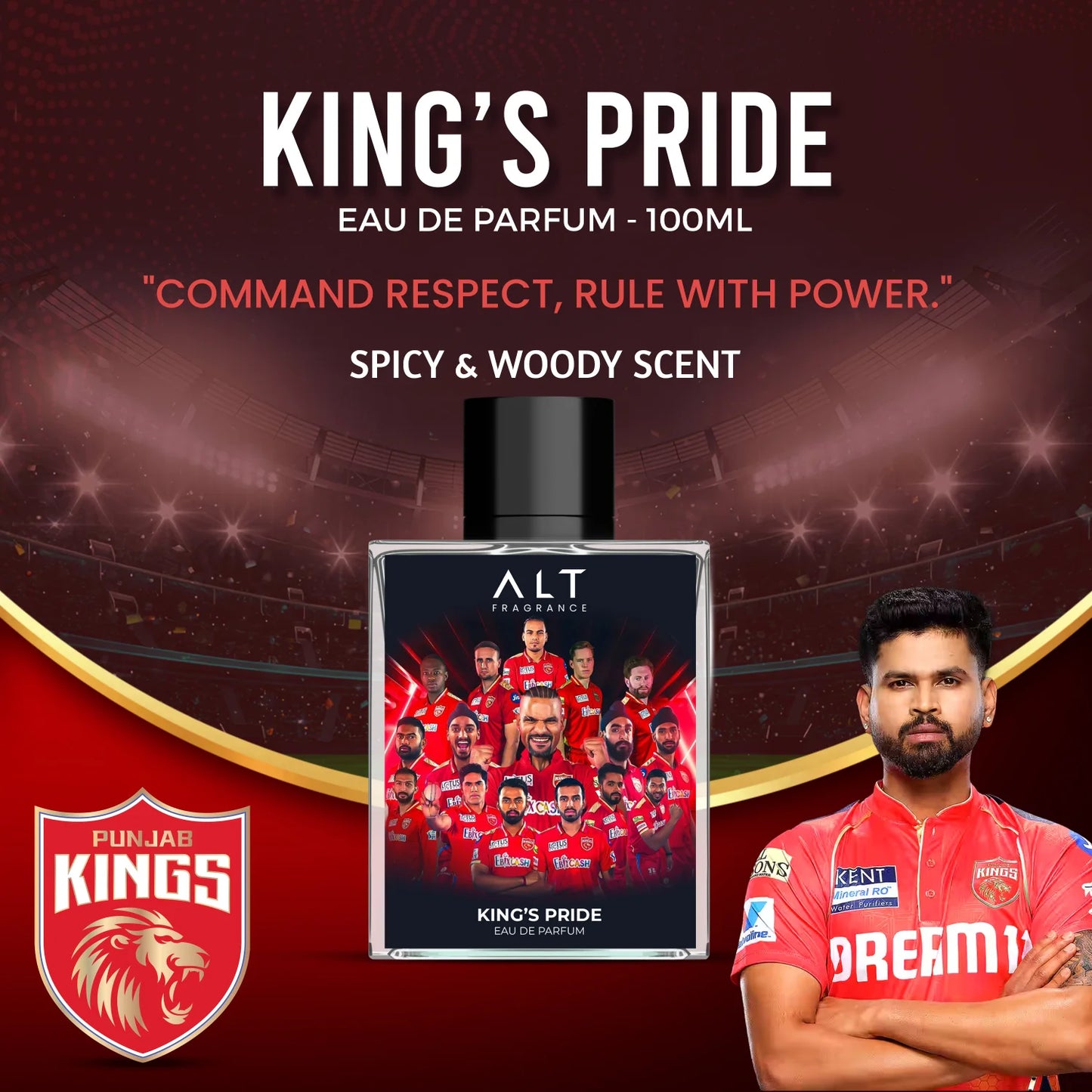 King's Pride – Kings XI Punjab (KXIP) – LIMITED EDITION For True KXIP FANs!