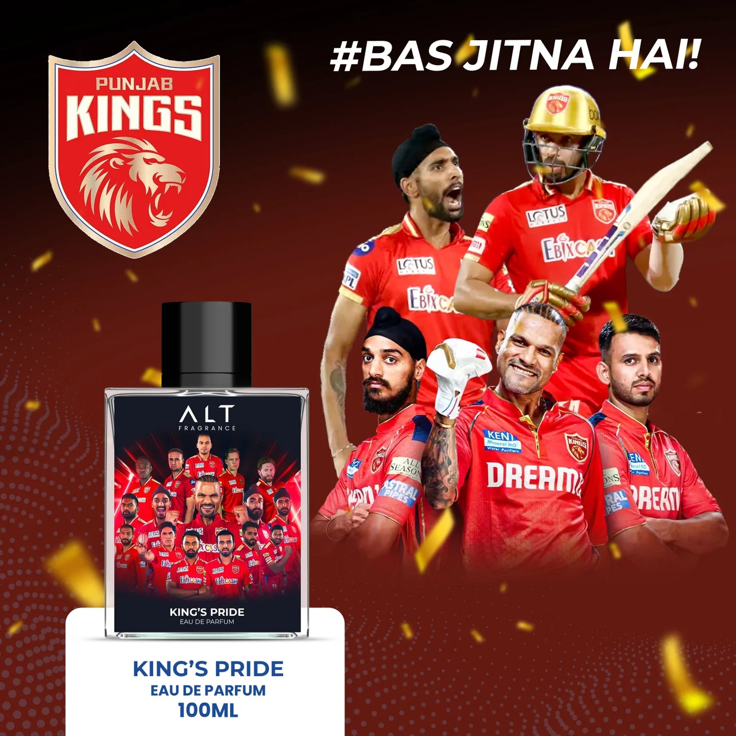 King's Pride – Kings XI Punjab (KXIP) – LIMITED EDITION For True KXIP FANs!