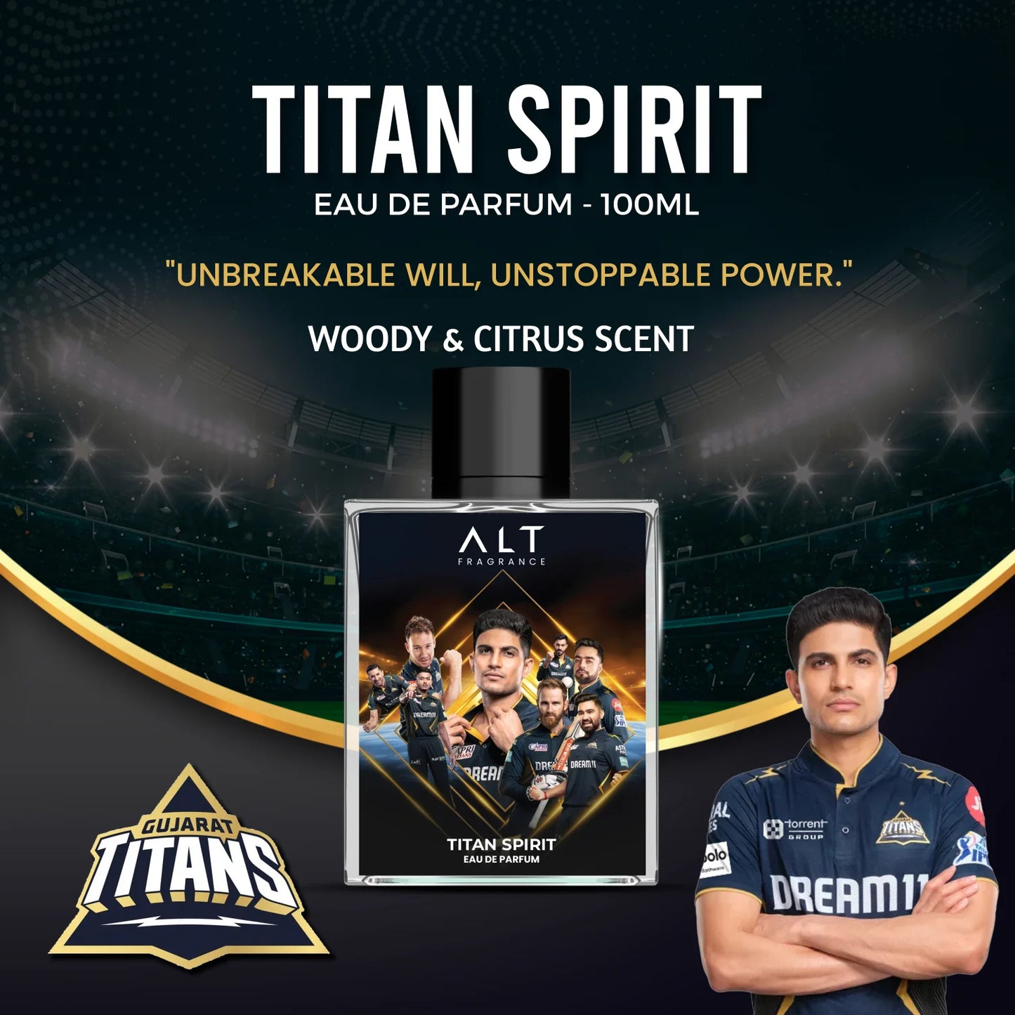 Titan Spirit - Gujarat Titans (GT)  –  LIMITED EDITION for True GT FANS!