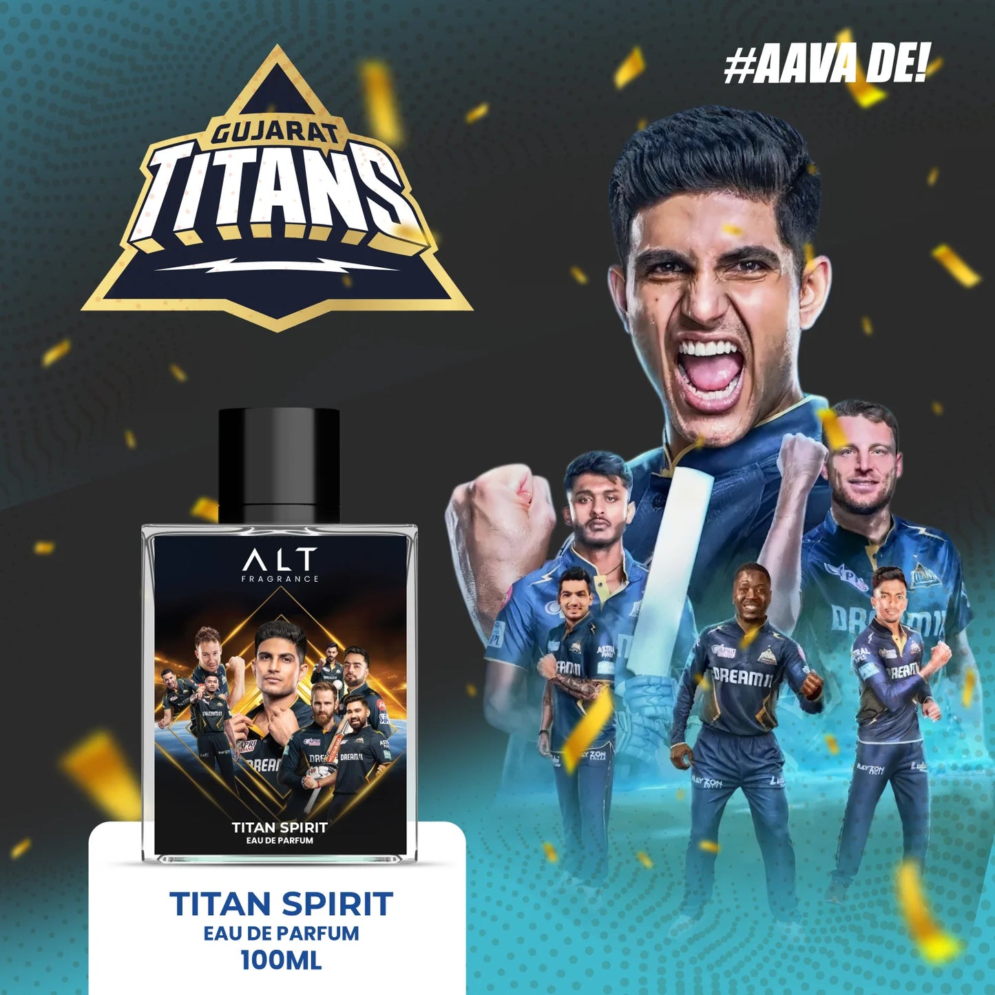 Titan Spirit - Gujarat Titans (GT)  –  LIMITED EDITION for True GT FANS!